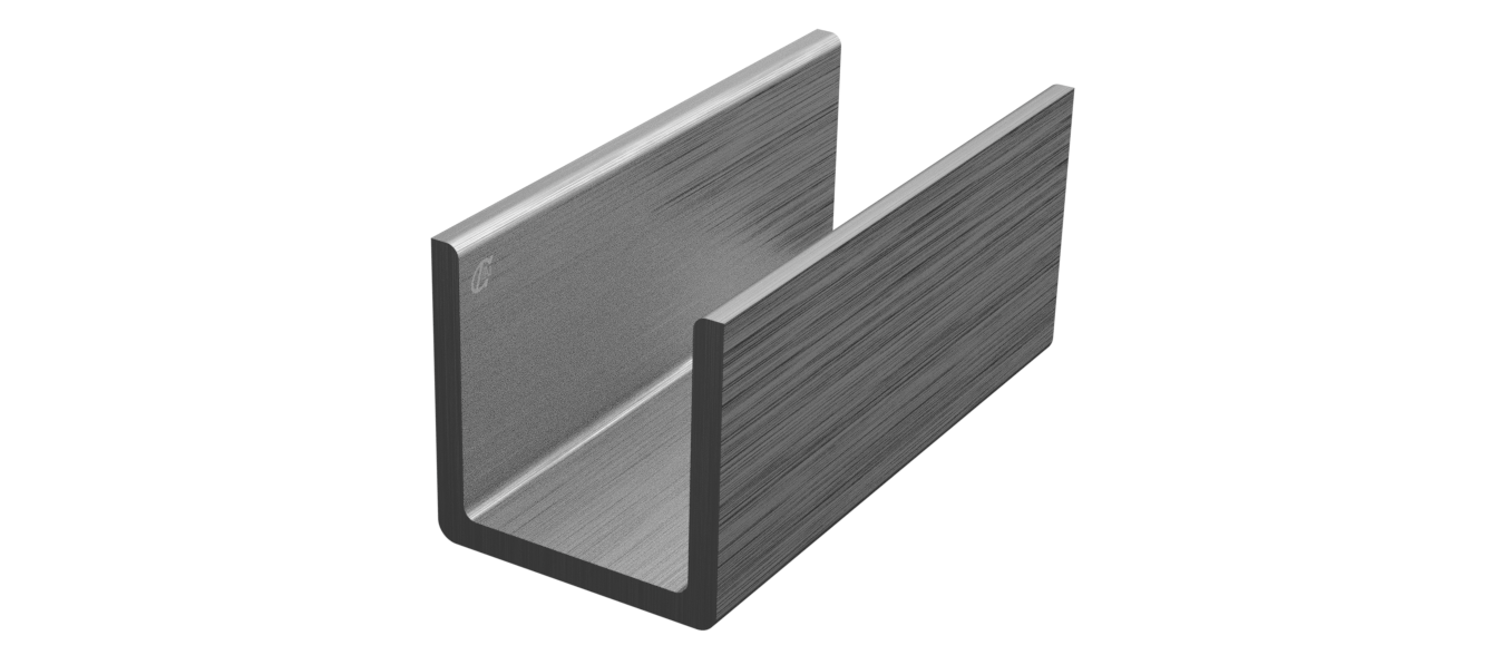 алюминиевый п-образный профиль размер 45x45x4.5